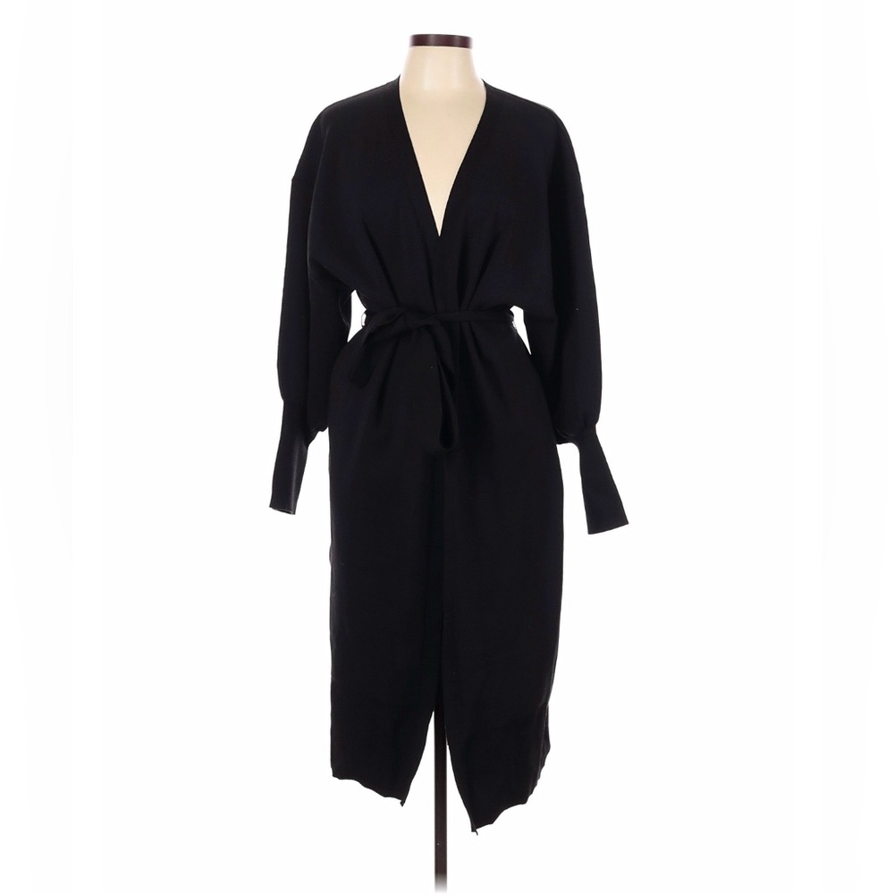 🆕 EXPRESS Light weight, Belted Black Sweater, size Large